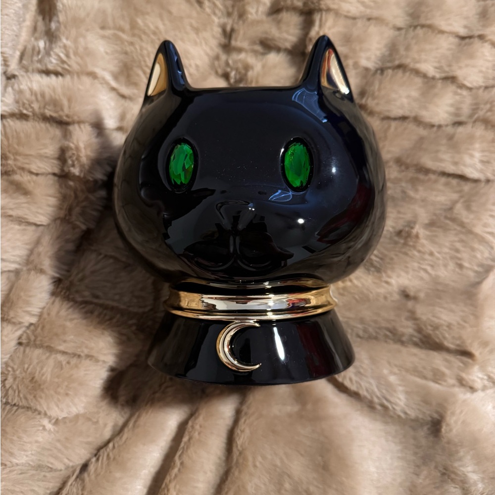 Bath and Body Works Black Cat 3-Wick Candle Holder